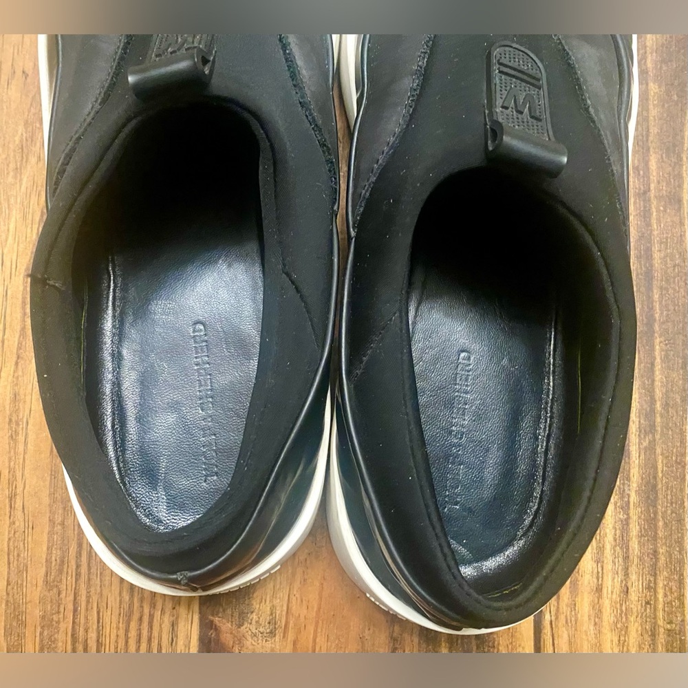 Wolf & Shepherd Cruise Ace Black Leather Casual Lifestyle Sneakers M 10 W 11.5 - Picture 6 of 9